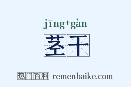 茎干是什么意思的图片